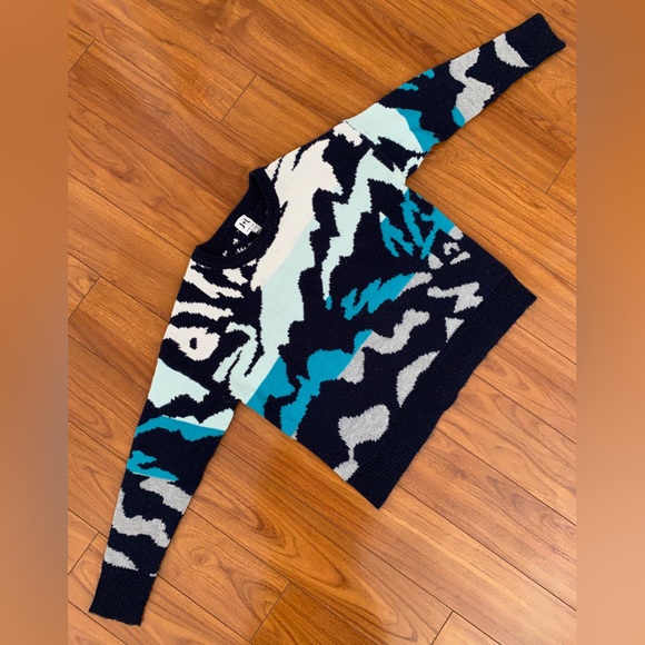 Blue Multicolor Sweater - Picture 2 of 7